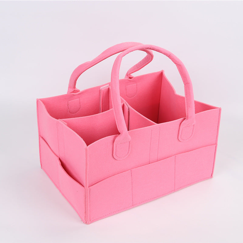 [Felt Diaper Bag] Newborn Diaper Mother And Baby Storage Bag Mommy Bag Travel Storage Bag