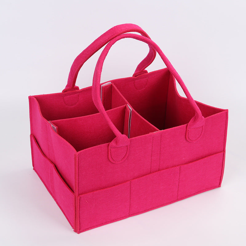 [Felt Diaper Bag] Newborn Diaper Mother And Baby Storage Bag Mommy Bag Travel Storage Bag
