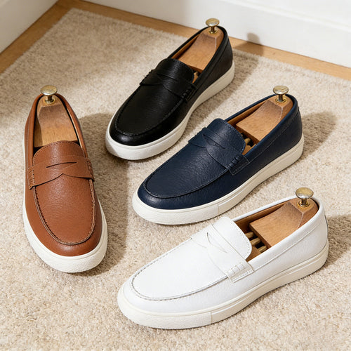 Casual Slip-On Mens Sneakers