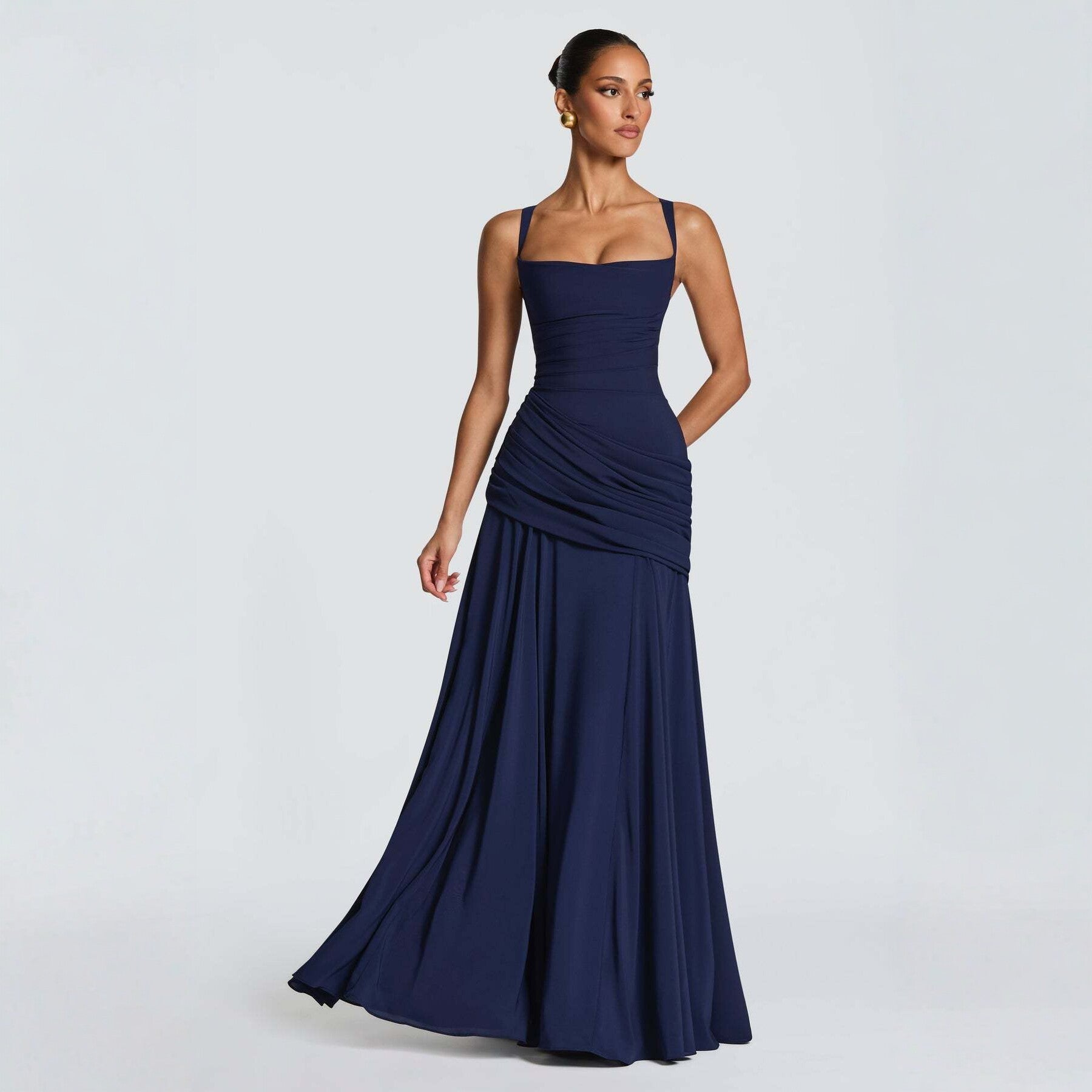 Elegant Sleeveless Flared Dress