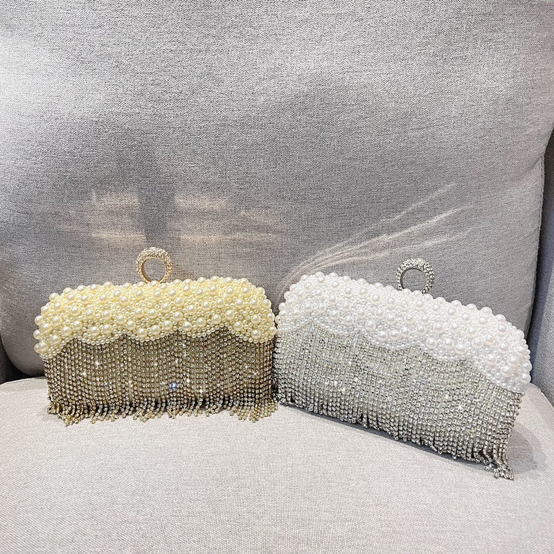 Elegant Lady Rhinestone Bag Evening Dress Banquet Clutch Bag Diamond Bag