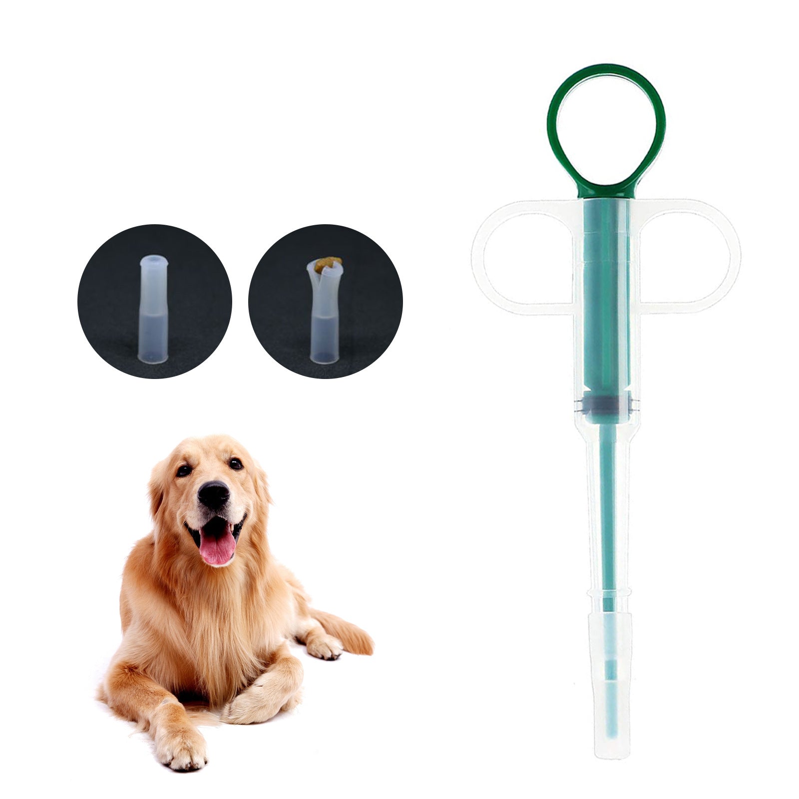 Pet Medicine Feeder For Cats And Dogs, Press-Type Stick For Taking Pills, Dog Food Pill Dispenser, Insect Repellent Syringe