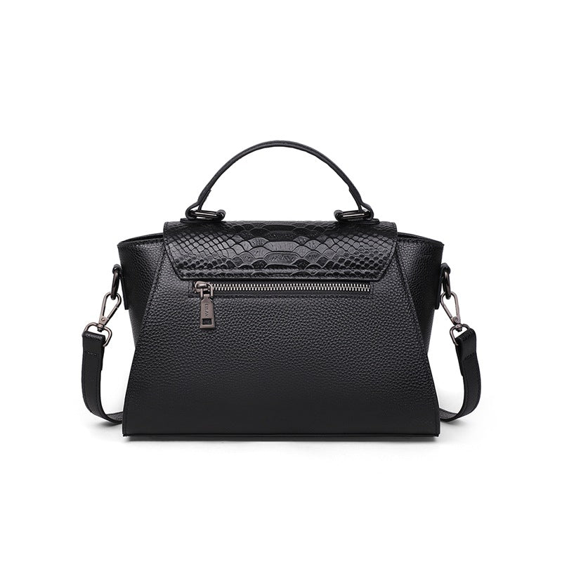 New Model Genuine Leather Women's Bag Summer Large Capacity Light Luxury Handbag Commuter Shoulder Crossbody Bag Luggage Bag