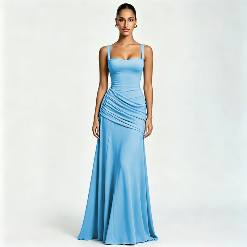 Elegant Sleeveless Flared Dress